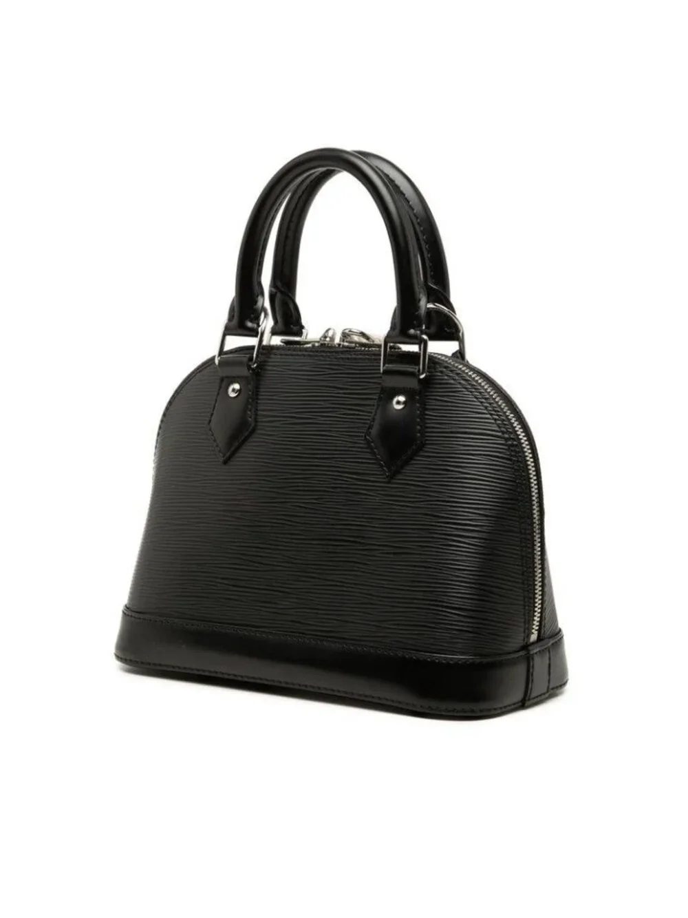 Louis Vuitton Epi Alma BB 2-Way Shoulder Bag Noir Black Leather